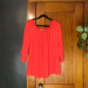 Violet + Claire Ruffle Sleeve Blouse